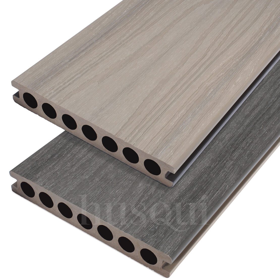 Mm Hampton Oak Grey Composite Decking Husqui