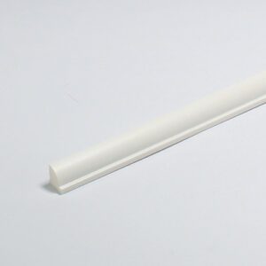 length of white recycled plastic trim