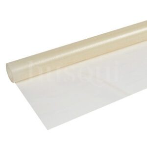 Low tack adhesive carpet protection film