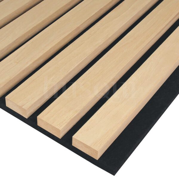 Husqui® Natural Oak Veneer Acoustic Wall Panel (2 pack) 605mmx2400mm - Image 3